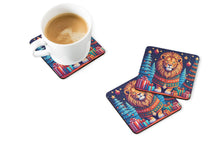 Load image into Gallery viewer, Lion Christmas Foam Coaster