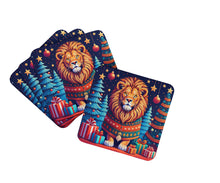Load image into Gallery viewer, Lion Christmas Foam Coaster