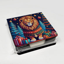 Load image into Gallery viewer, Lion Christmas PU Leather Note Paper Holder