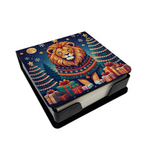 Load image into Gallery viewer, Lion Christmas PU Leather Note Paper Holder