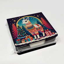 Load image into Gallery viewer, Llama Christmas PU Leather Note Paper Holder