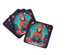 Load image into Gallery viewer, Monkey Christmas Foam Coaster
