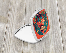 Load image into Gallery viewer, Monkey Christmas Compact Mirror – Stylish Purse Mirror with Artistic Covers