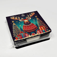 Load image into Gallery viewer, Moose Christmas PU Leather Note Paper Holder