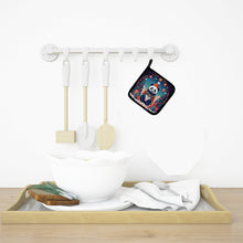 Load image into Gallery viewer, Panda Christmas Pot Holders - Set of 2 Decorative Kitchen Helpers | Made in the USA