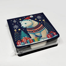 Load image into Gallery viewer, Polar Bear Christmas PU Leather Note Paper Holder