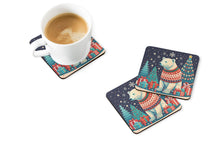 Load image into Gallery viewer, Polar Bear Christmas Foam Coaster