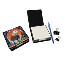 Load image into Gallery viewer, Polar Bear Christmas PU Leather Note Paper Holder