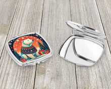 Load image into Gallery viewer, Polar Bear Christmas Compact Mirror – Stylish Purse Mirror with Artistic Covers