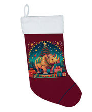 Load image into Gallery viewer, Rhinoceros Christmas Christmas Stocking