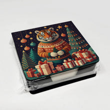 Load image into Gallery viewer, Tiger Christmas PU Leather Note Paper Holder