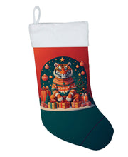 Load image into Gallery viewer, Tiger Christmas Christmas Stocking