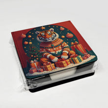Load image into Gallery viewer, Tiger Christmas PU Leather Note Paper Holder