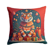 Load image into Gallery viewer, Tiger Christmas Fabric Decorative Pillow