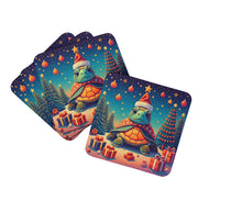 Load image into Gallery viewer, Turtle Christmas Foam Coaster