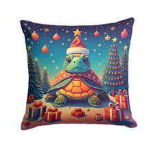 Load image into Gallery viewer, Turtle Christmas Fabric Decorative Pillow