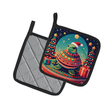 Load image into Gallery viewer, Turtle Christmas Pot Holders - Set of 2 Decorative Kitchen Helpers | Made in the USA