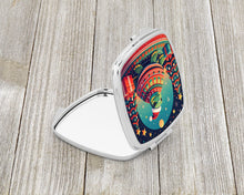 Load image into Gallery viewer, Turtle Christmas Compact Mirror – Stylish Purse Mirror with Artistic Covers