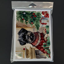 Load image into Gallery viewer, Affenpinscher Christmas Greeting Cards -  Blank Note Cards – 8-Pack of Artist-Designed Cards with Envelopes