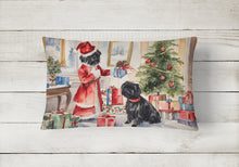 Load image into Gallery viewer, Affenpinscher Christmas Fabric Decorative Pillow