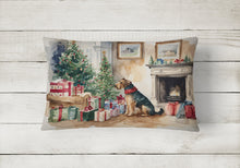 Load image into Gallery viewer, Airedale Terrier Christmas Fabric Decorative Pillow