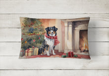 Load image into Gallery viewer, Australian Shepherd Christmas Fabric Decorative Pillow