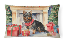 Load image into Gallery viewer, Australian Terrier Christmas Fabric Decorative Pillow