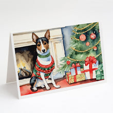 Load image into Gallery viewer, Basenji Christmas Greeting Cards -  Blank Note Cards – 8-Pack of Artist-Designed Cards with Envelopes