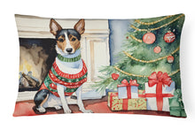 Load image into Gallery viewer, Basenji Christmas Fabric Decorative Pillow
