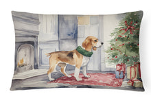Load image into Gallery viewer, Beagle Christmas Fabric Decorative Pillow