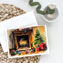 Load image into Gallery viewer, Belgian Malinois Christmas Greeting Cards -  Blank Note Cards – 8-Pack of Artist-Designed Cards with Envelopes