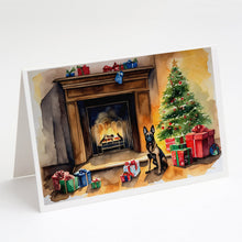 Load image into Gallery viewer, Belgian Malinois Christmas Greeting Cards -  Blank Note Cards – 8-Pack of Artist-Designed Cards with Envelopes