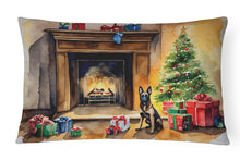 Load image into Gallery viewer, Belgian Malinois Christmas Fabric Decorative Pillow