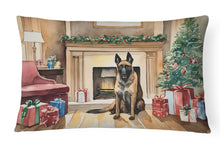 Load image into Gallery viewer, Belgian Malinois Christmas Fabric Decorative Pillow