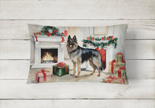 Load image into Gallery viewer, Belgian Tervuren Christmas Fabric Decorative Pillow