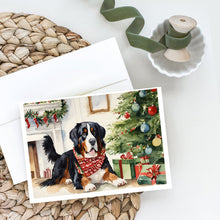 Load image into Gallery viewer, Bernese Mountain Dog Christmas Greeting Cards -  Blank Note Cards – 8-Pack of Artist-Designed Cards with Envelopes