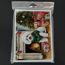 Load image into Gallery viewer, Bichon Frise Christmas Greeting Cards -  Blank Note Cards – 8-Pack of Artist-Designed Cards with Envelopes