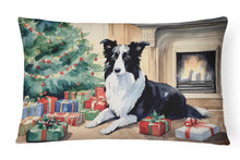 Load image into Gallery viewer, Border Collie Christmas Fabric Decorative Pillow