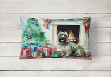 Load image into Gallery viewer, Cairn Terrier Christmas Fabric Decorative Pillow