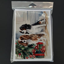 Load image into Gallery viewer, Cavalier Spaniel Christmas Greeting Cards -  Blank Note Cards – 8-Pack of Artist-Designed Cards with Envelopes