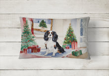 Load image into Gallery viewer, Cavalier Spaniel Christmas Fabric Decorative Pillow
