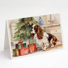 Load image into Gallery viewer, Cavalier Spaniel Christmas Greeting Cards -  Blank Note Cards – 8-Pack of Artist-Designed Cards with Envelopes