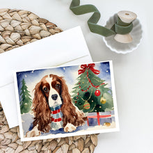 Load image into Gallery viewer, Cavalier Spaniel Christmas Greeting Cards -  Blank Note Cards – 8-Pack of Artist-Designed Cards with Envelopes