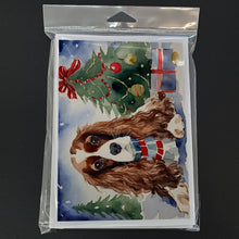 Load image into Gallery viewer, Cavalier Spaniel Christmas Greeting Cards -  Blank Note Cards – 8-Pack of Artist-Designed Cards with Envelopes