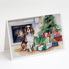Load image into Gallery viewer, Cavalier Spaniel Christmas Greeting Cards -  Blank Note Cards – 8-Pack of Artist-Designed Cards with Envelopes