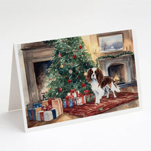 Load image into Gallery viewer, Cavalier Spaniel Christmas Greeting Cards -  Blank Note Cards – 8-Pack of Artist-Designed Cards with Envelopes