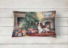 Load image into Gallery viewer, Cavalier Spaniel Christmas Fabric Decorative Pillow