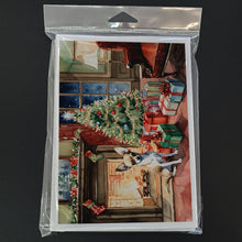 Load image into Gallery viewer, Chihuahua Christmas Greeting Cards -  Blank Note Cards – 8-Pack of Artist-Designed Cards with Envelopes