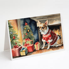 Load image into Gallery viewer, Chihuahua Christmas Greeting Cards -  Blank Note Cards – 8-Pack of Artist-Designed Cards with Envelopes