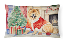 Load image into Gallery viewer, Chow Chow Christmas Fabric Decorative Pillow